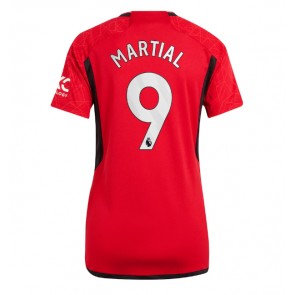 Manchester United Anthony Martial #9 Hjemmebanetrøje Dame 2023-24 Kort ærmer